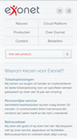 Mobile Screenshot of exonet.nl